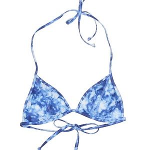 Victoria’s Secret PINK Blue Dye Bikini Top